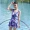 Áo tắm size lớn nữ chất béo MM che bụng đã mỏng gợi cảm 2018 kiểu váy mới liền kề áo tắm spa bảo thủ lỏng lẻo - Bộ đồ bơi One Piece