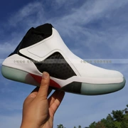Giày bóng rổ Li Ning Shuai Shuai 12 với sự trợ giúp của Velcro chống sốc giày bóng rổ giày chống thấm ABAN025 - Giày bóng rổ