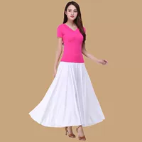 Чистая роза красная + белая длинная юбка