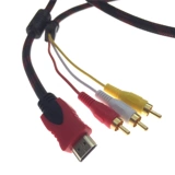 HDMI до VGA+AV LINE HD Computer HDMI для VGA Plus видео слева и правый канал 3RCA Lotus Line TV