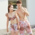 Cặp đôi mới thiết lập áo tắm Hàn Quốc thời trang thép tấm gợi cảm tụ tập bikini bikini ba mảnh mùa xuân nóng bỏng - Bikinis quần tắm biển Bikinis