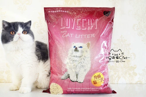 Lovecat Original Tofu Sand Cat Sand Tofu Sand Corn Plant Plant Cat Sand Ofor 6l*6 упаковки