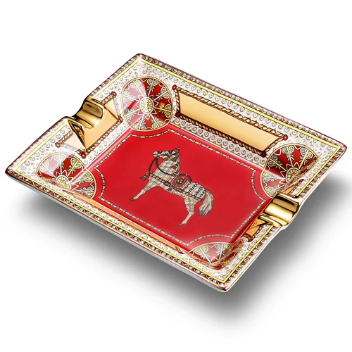 Сигарлуонг Эгглон, дракон Сигара пепельница Персонализированная домашняя отделка табака с большим калибрами золотистого керамического танка сигарет