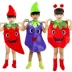 Trang phục trái cây và rau quả cho trẻ em Rau quả và trang phục biểu diễn Trang phục thân thiện với môi trường - Trang phục Trang phục