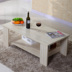Bàn cà phê hình chữ nhật căn hộ nhỏ phòng khách gỗ rắn thực tế đồ nội thất hiện đại Của Trung Quốc bằng gỗ double-decker bàn cà phê bàn ​​thấp Bàn trà