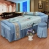 Cao cấp vẻ đẹp giường bao gồm bốn bộ sức khỏe cơ thể massage giường bìa thẩm mỹ viện đặc biệt bốn mảnh thiết lập tùy chỉnh khăn trải giường spa Trang bị tấm