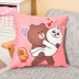 Dòng gấu nâu gối trẻ em sinh nhật dễ thương phim hoạt hình ôm gối sofa xe đệm gối thắt lưng gối đệm