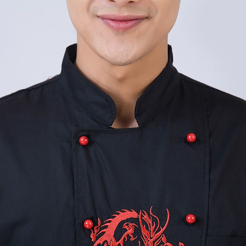 Пятизвездочный отель шеф-повар для мужчин с короткими рукавами летние шеф-повар