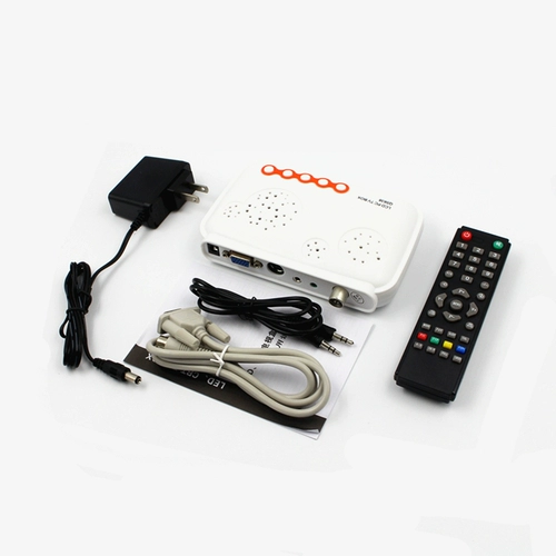 Yingpai TV6380 Широкая телевизионная коробка Трехноколорная преобразователь Top Box Top Rotor TV Signal для VGA