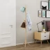 Giá treo áo gỗ nguyên khối loại phòng khách phòng ngủ treo đơn giản - Kệ