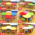 Trang trí bàn dài dày mẫu giáo bàn mẫu giáo bài tập về nhà tiểu học và trung học trang trí bàn đơn đôi đồ nội thất tăng bàn - Nội thất giảng dạy tại trường