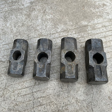 Сменная бойка для молотка 锻打本色大锤头消防锤大铁锤头砸墙铁榔头淬火八角锤石工锤 磅锤