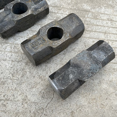 Сменная бойка для молотка 锻打本色大锤头消防锤大铁锤头砸墙铁榔头淬火八角锤石工锤 磅锤