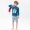 2-15 tuổi Đồ bơi trẻ em Hàn Quốc bé trai lớn chia đôi phim hoạt hình dài tay chống nắng lướt quần áo mùa hè áo tắm mùa xuân nóng - Bộ đồ bơi của Kid đồ bơi trẻ em quần rời