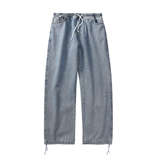 Fall feeling wide leg jeans for men's pants in spring and autumn 2020