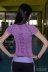 Thể thao ngắn tay t-shirt đáy áo sơ mi nữ thể dục nhịp điệu chạy tập thể dục tight-fitting nửa tay vest mồ hôi yoga top