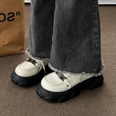 taobao agent Footwear English style, loafers platform, British style