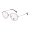 Kawakubo Bingling 5928 gọng kính gọng kim loại mỏng gọng kính nam gọng tròn gọng mặt to tròn có thể trang bị gọng kính cận thị - Kính khung
