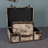 Специальное предложение, ретро портативная коробка для путешествий, коробка для украшения окна, старая кожаная коробка, мягкая деревянная коробка, реквизит для фильмов в Китайской Республике