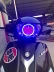 Ưu đãi đặc biệt Yamaha mới lưới thông minh I lắp ráp đèn pha Q5 ống kính Hella 5 ống kính thiên thần mắt quỷ xenon đèn pha - Đèn HID xe máy