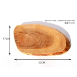 Итальянская оливковая древесная магнитная ковша плоская таблет