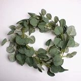 Моделирование евальской лозы мульти -корлор денежных листьев винограда Свадебное украшение цветочная винограда железная проволока пластиковая ротан