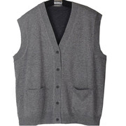 2017 mùa xuân và mùa thu mùa đông quần áo trung niên len vest cardigan nam cha nạp vest len ​​đan vest vest nam kích thước lớn