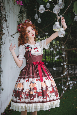 taobao agent [Dream and Treasure Spot] National Brand Lolita Mysterious Country Mushroom Mushroom Panda Cute JSK