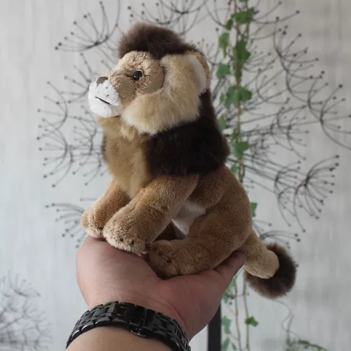 Реалистичная плюшевая милая игрушка, маленькая тряпичная кукла, лев, подарок на день рождения