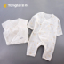 Áo choàng cotton mới cho bé sơ sinh cotton gạc sơ sinh jumpsuit bé mùa hè mỏng phần quần áo leo núi - Áo liền quần jumpsuit trẻ em thu đông Áo liền quần