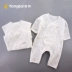 Tongtai New Baby Cotton Khai thác Bông gạc sơ sinh Jumpsuit cho bé Mùa hè Phần mỏng Quần áo leo núi - Áo liền quần