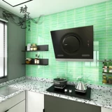 Бассейн Длинный ледяной трещины мозаичная кухня кухонная балкон балкон кирпич 45x195 темно -зеленый фон ресторана