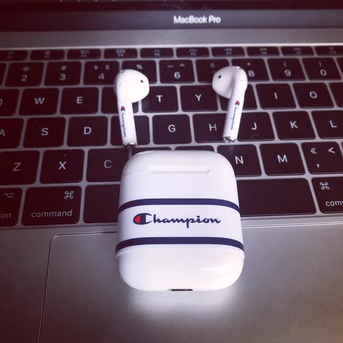 Наушники, защитная наклейка, bluetooth, iphone