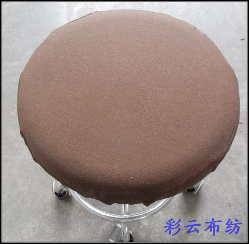 Линейная ткань круглая скамейка крышка ткани на заказ одежда для одежды в рукаве.