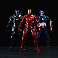 Đồ chơi chiến đấu chính hãng của Marvel Liên minh Avengers Liên minh xung quanh Hoa Kỳ Captain hợp kim nhựa di chuyển - Khác ô tô đồ chơi trẻ em