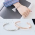 Nhật bản và Hàn Quốc phiên bản của đồ trang sức đơn giản thời trang hoang dã vòng tay nữ sinh viên bạn gái cá tính mở nail bracelet bracelet trang sức vòng tay nam Vòng đeo tay Cuff