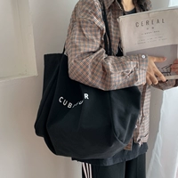 Сумка через плечо, модный шоппер, универсальная вместительная и большая сумка на одно плечо, в корейском стиле, 2020, городской стиль, популярно в интернете