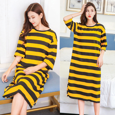 Black And Yellow Striped SkirtChuChu Street 9.9 element Boutique Street Nine nine Special Offer free shipping Time limit Amoy Snap up today Women's wear 9 block 9 Dress