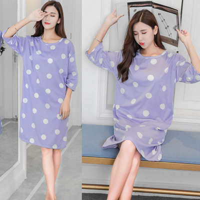 Purple Full Body Polka Dot SkirtChuChu Street 9.9 element Boutique Street Nine nine Special Offer free shipping Time limit Amoy Snap up today Women's wear 9 block 9 Dress