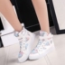 2018 mùa xuân và mùa thu hoang dã cao-top giày vải giày của phụ nữ phẳng giày thể thao sinh viên Hàn Quốc giày giày trắng Giày cao gót