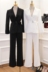 Xilin nhà khí Châu Âu và Hoa Kỳ V-Cổ eo belt blazer + quần đặt hai mảnh 2018 mùa thu mới đồ pijama Bộ đồ