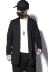 Áo len nam mùa thu đông màu đen áo len dài tay phiên bản Hàn Quốc của xu hướng áo len dài áo choàng len áo khoác nam Cardigan