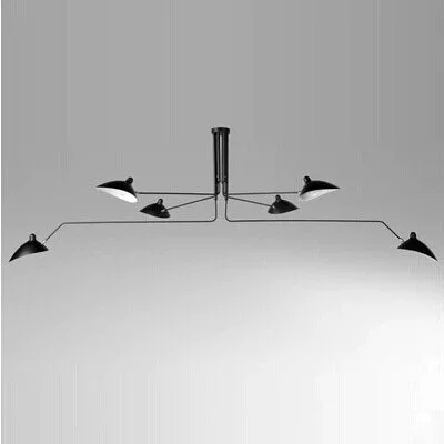 Северо- французский Sergemouille гостиная люстра Zhangya Claw Classroom Creative Simple Designer Lantern