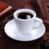 Cốc cà phê và đĩa đặt gốm dày Ý đôi cô đặc đậm đặc thêm 60 ml tách trà nóng tùy chỉnh LOGO - Cà phê bình pha cà phê thông minh Cà phê