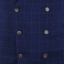 IsirHonour ban đầu của Anh mỏng phần kẻ sọc màu xanh đôi vest ngực châu Âu và Mỹ retro Slim vest nam thủy triều - Dệt kim Vest Dệt kim Vest