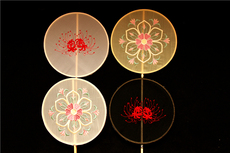 Античная аксессуары 古风汉服长柄团扇子新娘成刺绣扇面宫扇摄影道具包邮