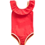 Детский купальник, боди для раннего возраста, красный модный наряд маленькой принцессы, 1-3-6 лет, в корейском стиле