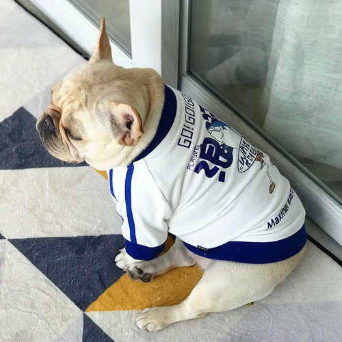 Оригинальная индивидуальная домашняя собака Tata осень и зимняя белая толстовка плюшевая битва Corgi одежда волна волна