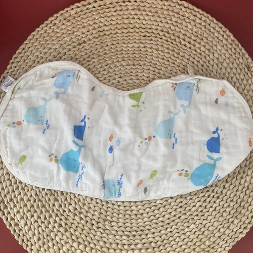 Марлевая детская накидка для новорожденных, детский слюнявчик для младенца, нагрудник для еды