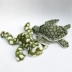 Mô phỏng búp bê ếch rùa nhím mỏ vịt đồ chơi sang trọng mô hình búp bê búp bê rùa xanh tay - Đồ chơi mềm Đồ chơi mềm